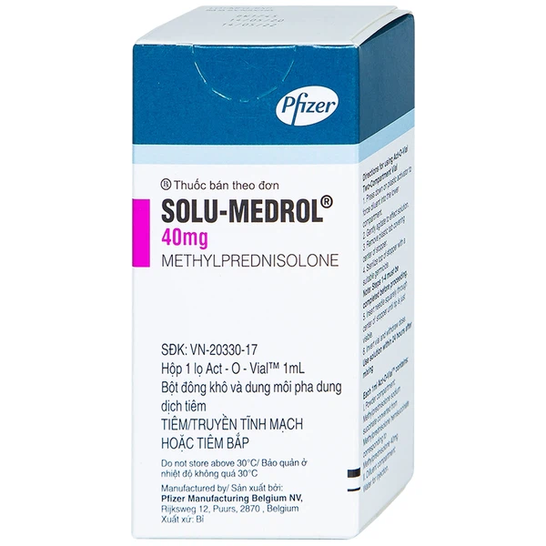 Thuốc Kháng Viêm Solu-Medrol 40Mg (Bột Pha Tiêm)