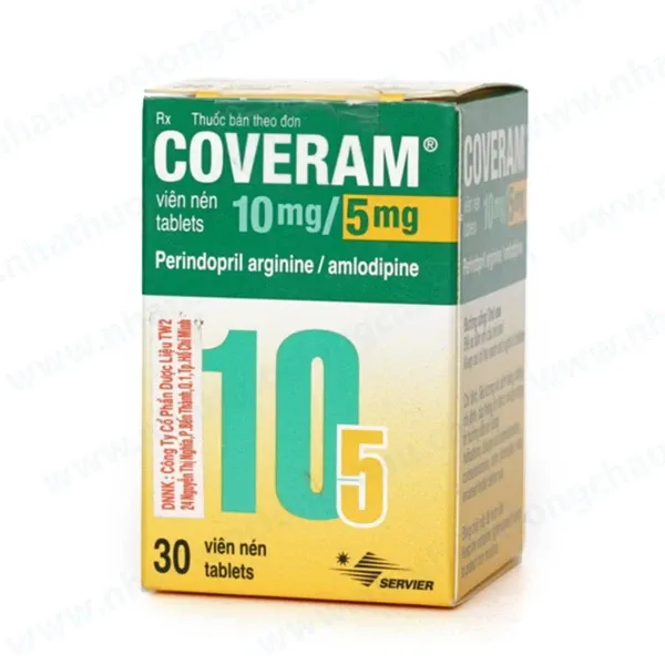 Thuốc Coveram 10Mg/5Mg Trị Tăng Huyết Áp
