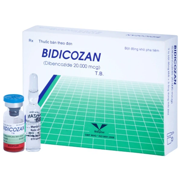 Bột Pha Tiêm Bidicozan 20.000 Mcg Bidiphar Điều Trị Đau Dây Thần Kinh