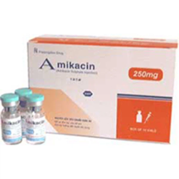 Thuốc Amikacin 250Mg Bidiphar Điều Trị Nhiễm Khuẩn Nặng (10 Lọ)