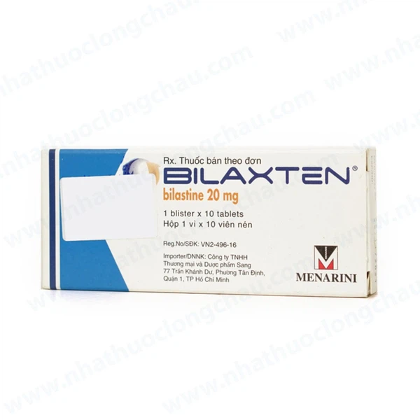 Thuốc Bilaxten 20Mg Menarini Điều Trị Viêm Mũi Dị Ứng, Mề Đay (Hộp 10 Viên)