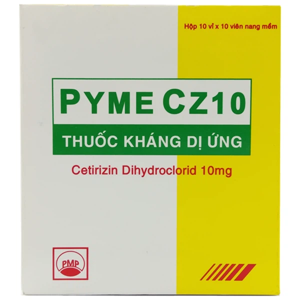 Thuốc Pyme Cz10 10Mg Trị Sổ Mũi, Viêm Mũi, Mày Đay (100 Viên)