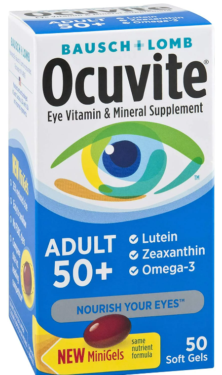 Ocuvite dinh dưỡng tối ưu cho mắt dành cho người trên 50 tuổi